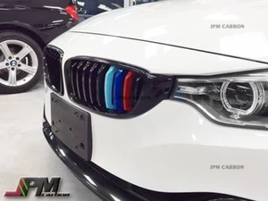 14-16 BMW F32 4-Series 428i 435i 2Dr/4Dr Shiny Black M Tri Front Grill Grille - Picture 1 of 3