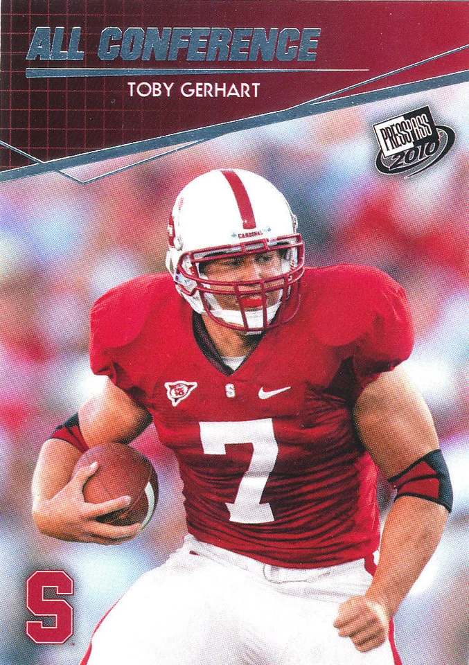 ALL-CONFERENCE Toby Gerhart RC VIKINGS JAGUARS STANFORD - Image 1 of 1