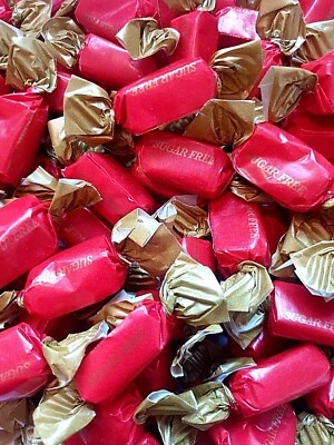 Sugar Free RUM AND BUTTER TOFFEES by Thornes - diabetic retro pick n mix sweets  - Image 1 of 2