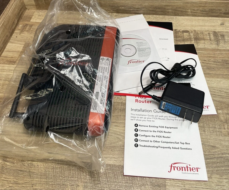 VERIZON FIOS Frontier Actiontec MI424WR Rev.I Gigabit Wireless Router Modem - Image 1 of 4