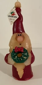 Vintage Northern Lights Candle Co Handcrafted Wizard Series Santa Original Tag - Bild 1 von 9