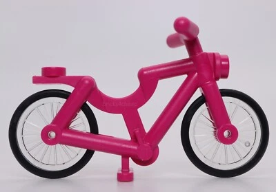 Cuadro de bicicleta Lego magenta con ruedas transtransparentes Foto 1 de 3