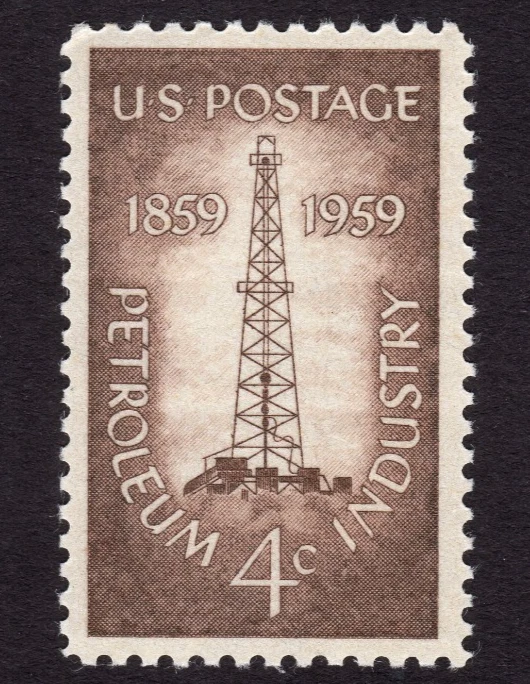 Selo único Scott #1134 Petroleum Industry - MNH - Imagem 1 de 1