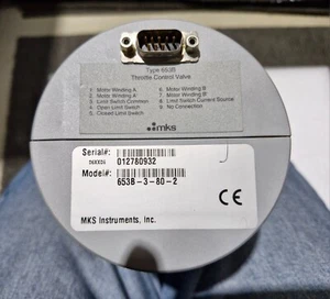 MKS 653B-3-80-2 EXHUAST VACUUM THROTTLE VALVE - Picture 1 of 9