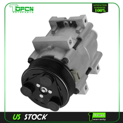 AC A/C Compressor For Ford E-350 Econoline Club E-450 Econoline Super Duty 7.3L - Image 1 of 4