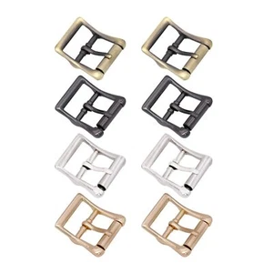 Metal Roller Buckle - 8 Pcs 1 Inch Single Prong Leather Buckle for Bags & Crafts - Picture 1 of 5