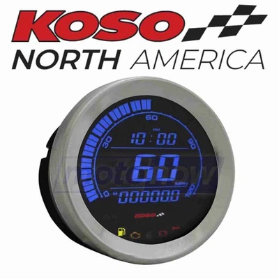 Koso 4in. Speedometer Gauge for 2004-2006 Harley Davidson FLTRI Road Glide ck - Image 1 of 4