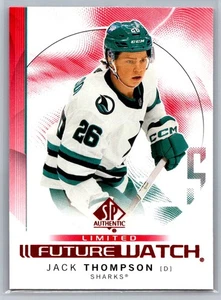 2024-25 SP #113 Jack Thompson Limited Tiburones rojos de San José - Imagen 1 de 2