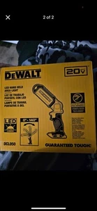 DeWALT - DCL050 - 20V Cordless LED Hand Held Area Light - Tool Only - NEW - Picture 1 of 1
