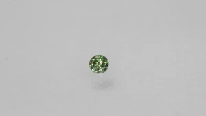 0.03 Carat Vivid Green VS1 Round Brilliant Natural Enhanced Loose Diamond 1.95mm - Picture 1 of 1