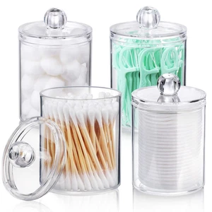 4 Pack Qtip Holder - Restroom Bathroom Organizers and Storage Containers,- 10... - Picture 1 of 7