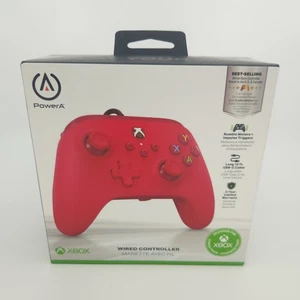 PowerA Wired Controller for Xbox One Series X Or S - Red (1519366) - New Sealed - Picture 1 of 3