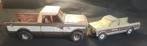 Vintage Ertl International Scout Pick Up Truck & GMC Truck Made U.S.A. 2 Trucks - Bild 1 von 14