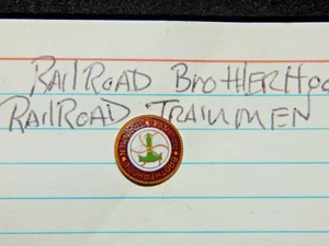 VTG Brotherhood  Railroad Trainmen Lapel Pin Railway - Picture 1 of 3