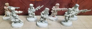Warhammer 40k 7x Vostroyan Regiment Infantry Squad Imperial Guard Metal OOP - Picture 1 of 4
