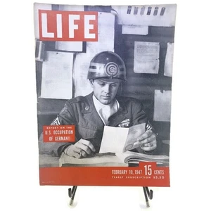 Life Magazine February 10 1947 Report On the American Occupation of Germany - Picture 1 of 10