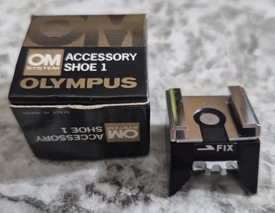 Zapata de accesorio original Olympus Om SYSTEM 1 adaptador de montaje de flash OM-1 OM-2 Foto 1 de 4