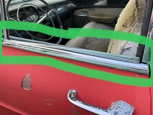1957 Cadillac Left Driver Front Door Trim - 60 62 Series 4 Door Hardtop - Picture 1 of 3