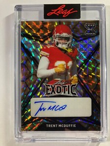 2022 Leaf Exotic Trent Mcduffie Turtle 2/4 Auto Rookie Card
