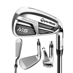 LEFTY NEW TaylorMade M5 #4-9+PW Iron Set, Steel True Temper XP100 Regular Flex - Picture 1 of 2