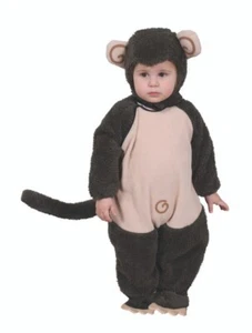 Plush Monkey Costume By Dress Up America - 0-6 Months - Picture 1 of 2