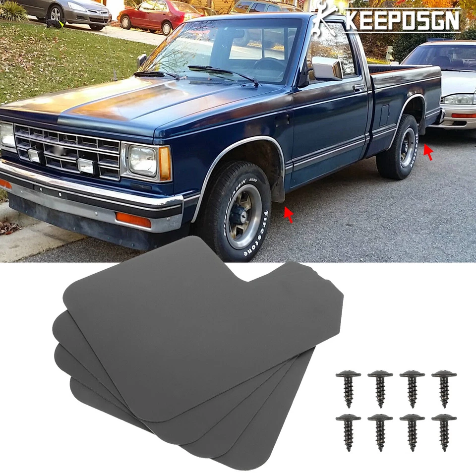 Guardabarros guardabarros guardabarros guardabarros para camioneta Chevrolet S10 S-10 4 piezas Foto 1 de 4