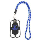 MONCLER Silicone Rubber Lanyard Smartphone Case Neck Strap Phone Blue Used
