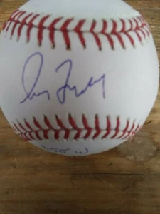Greg Maddux STAT Firmado Autografiado OML Béisbol Bravos MLB Certificado - Imagen 1 de 3