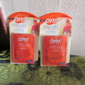 *** 2 (4) 2008 OFF! Johnson Clip-on Refills. NOS *** - Picture 1 of 1