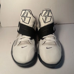NIKE KD IV DURANT ZOOM SIZE 9 BLACK WHITE GREY COOL GREY 473679 101 - Picture 1 of 16