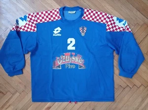 PETAR KRPAN CROACIA Equipo Nacional de Fútbol Chaqueta Calentamiento Entrenamiento Camisa Lotto XL - Imagen 1 de 9