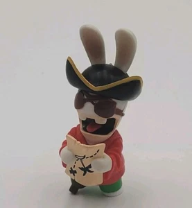 Raving Rabbids Travel in Time Pirate Holding Map 2.5" Mini Figure Loose - Picture 1 of 4