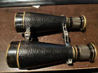 Antique Vintage Lemaire Fabt Binoculars & Leather Case Caporal Gary L ? 14604 ?