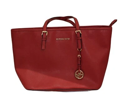 Michael Kors Jet Set Travel Tote Bag - red - Image 1 of 3