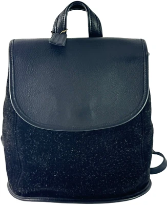 1996 COACH 9016 Black Leather Berkeley Women Backpack Made in The United States - Изображение 1 из 4