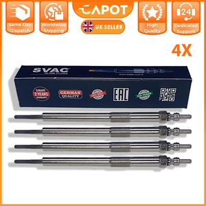 For Vauxhall Movano B Mk2 Vivaro A 2.0 2.3 CDTI 93198468 4X Heater Glow Plugs - Picture 1 of 4