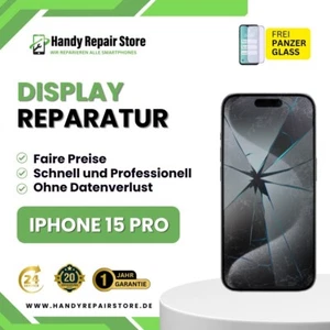 iPhone 15 Pro Display Reparatur ⭐Mit Einbau⭐ - Bild 1 von 2