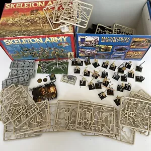 SKELETON ARMY WARHAMMER FANTASY BATTLE THE OLD WORLD VAMPIRE COUNTS UNDEAD 1989 - Picture 1 of 16