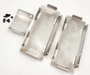 ALUMINUM BATTERY TRAYS FOR TRAXXAS SLASH 4X4 LCG RALLY FORD ST CHASSIS Silver 
