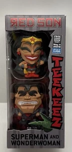 SUPERMAN and WONDER WOMAN RED SON TEEKEEZ FIGURES FCBD 2019 NEW  - Picture 1 of 10