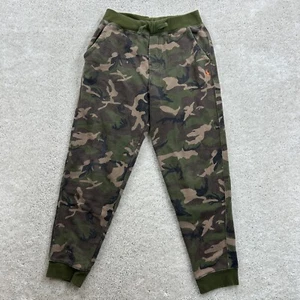 Polo Ralph Lauren Sweatpants Kids Size Large 14/16 Green Camouflage Jogger - Picture 1 of 9