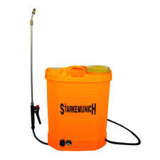 Nebulizzatore Pompa a Spalla 2f elettrica manuale Batteria 18lt Irrarotrice 12v