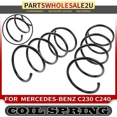 Muelles helicoidales delanteros izquierdo y derecho 2 piezas para Mercedes-Benz W203 C230 C240 2033213904 Foto 1 de 4