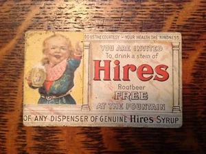 Hires Root Beer Coupon, Circa 1900 Sassafras Ingredient, RARE - Picture 1 of 3