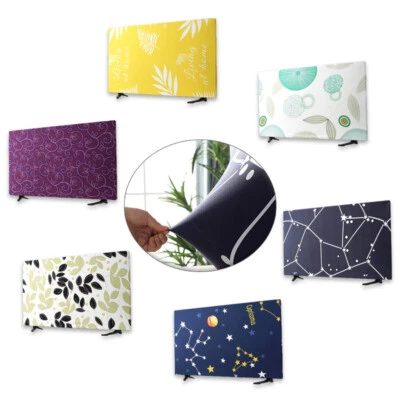 Cubierta antideslizante elástica a prueba de polvo para monitor de TV de escritorio para computadora decoración 65 pulgadas Foto 1 de 4