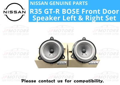 Nissan Genuine R35 GT-R BOSE Front Door Speaker Left & Right Set New - Изображение 1 из 4