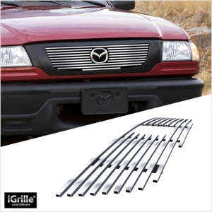 Fits 2006-2009 Mazda B2300/ B3000/ B4000 Upper Billet Grille Grill Insert - Picture 1 of 7