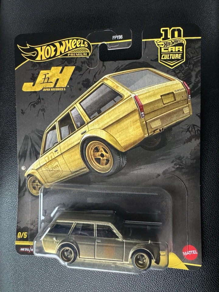 Hot Wheels 2026 НОВЫЙ премиум Япония Historics 5 (JH5) Datsun 510 универсал погоня 0/5 - Изображение 1 из 1
