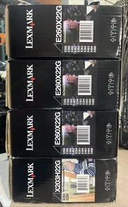 x4 GENUINE LEXMARK BLACK DRUM - Picture 1 of 3