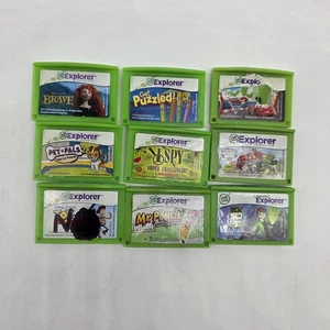 Lot of 9 LeapFrog Explorer & Leapster Explorer Games – Brave, Cars, Toy Story, I - Picture 1 of 3